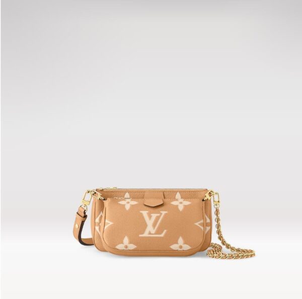 Replica Louis Vuitton LV MULTI POCHETTE ACCESSOIRES Arizona Beige Bag M45983 3