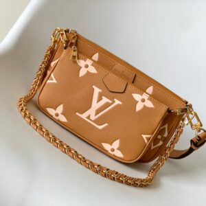 Replica Louis Vuitton LV MULTI POCHETTE ACCESSOIRES Arizona Beige Bag M45983 2