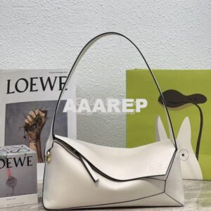 Replica Loewe Puzzle Hobo Bag In Nappa Calfskin A510J67 Chalk