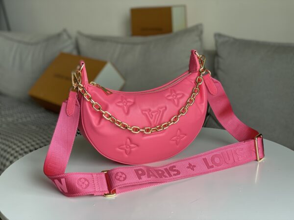 Replica Louis Vuitton LV OVER THE MOON Bag Dragon Fruit Pink M59915 5