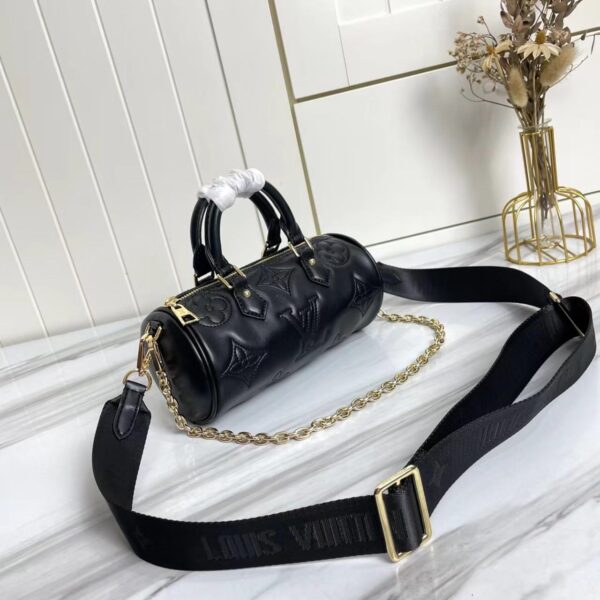 Replica Louis Vuitton LV PAPILLON BB Bag Black M59800 6