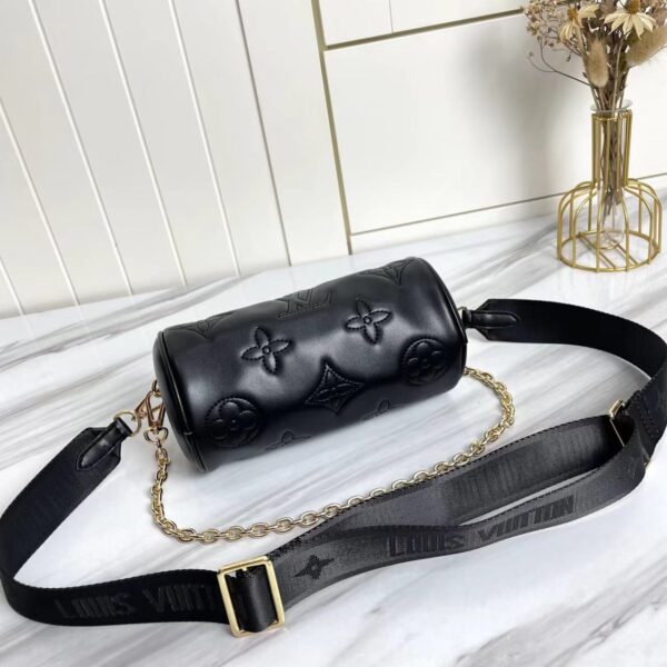 Replica Louis Vuitton LV PAPILLON BB Bag Black M59800 7