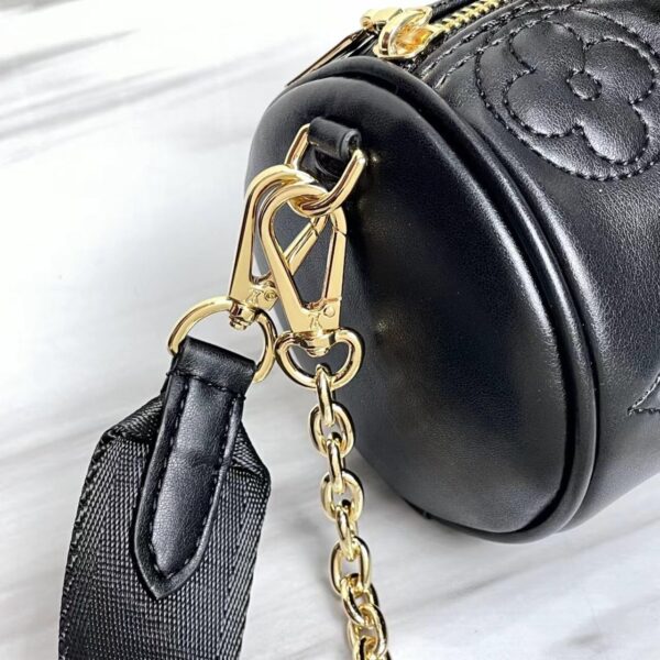 Replica Louis Vuitton LV PAPILLON BB Bag Black M59800 8