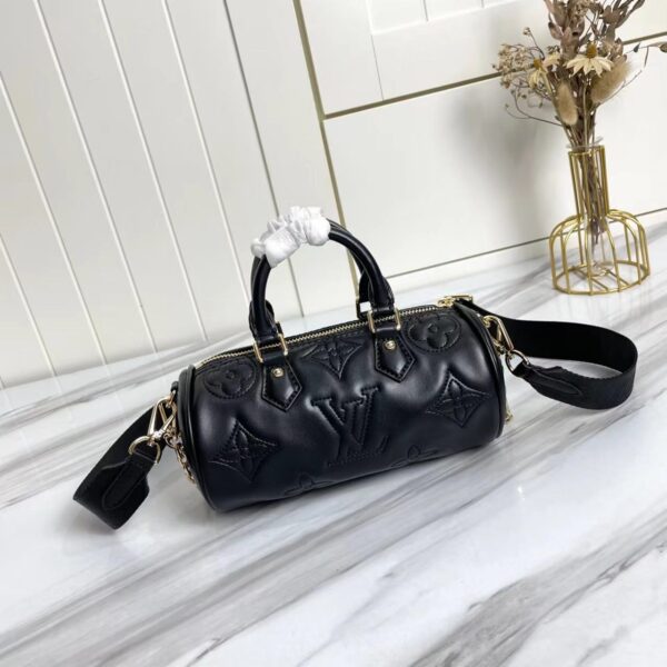 Replica Louis Vuitton LV PAPILLON BB Bag Black M59800 9