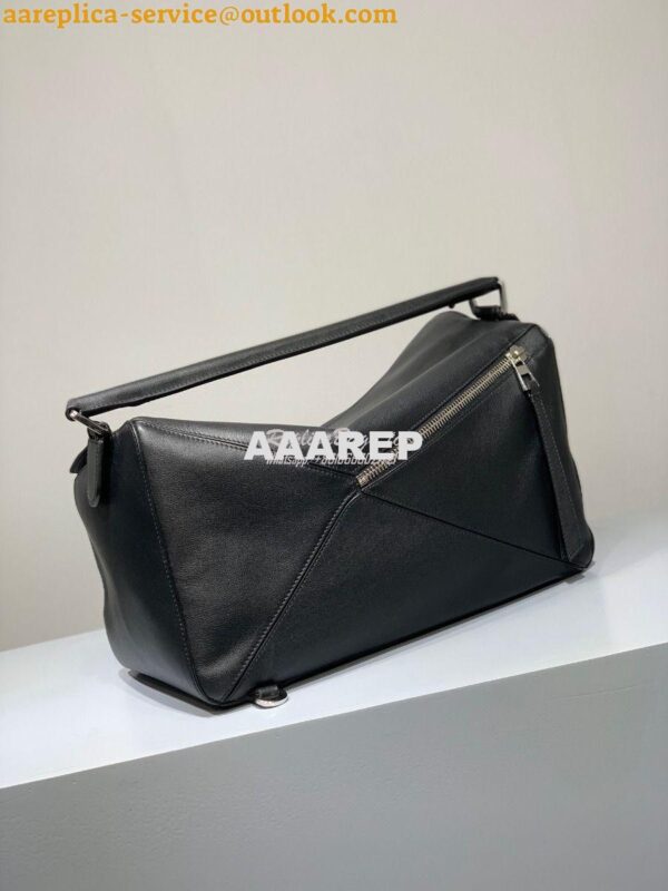 Replica Loewe Puzzle Large Bag 66003 Black 6