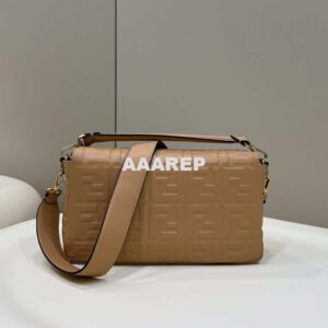 Replica Fendi 8BR771 Baguette Tan leather bag