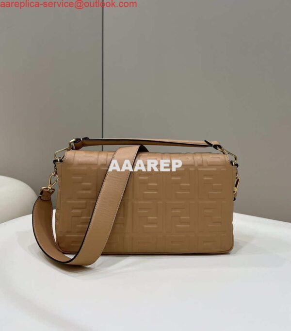 Replica Fendi 8BR771 Baguette Tan leather bag 3