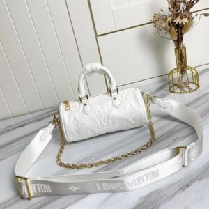 Replica Louis Vuitton LV PAPILLON BB Bag Snow White M59827 2