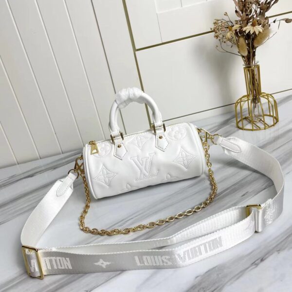 Replica Louis Vuitton LV PAPILLON BB Bag Snow White M59827 4