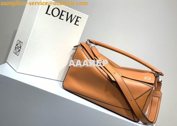 Replica Loewe Puzzle Large Bag 66003 Tan 3