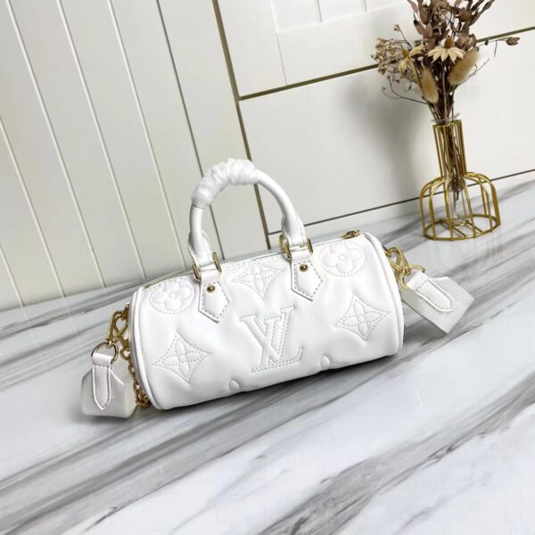 Replica Louis Vuitton LV PAPILLON BB Bag Snow White M59827 10