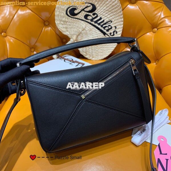 Replica Loewe Puzzle Small Bag 98895 Black 5