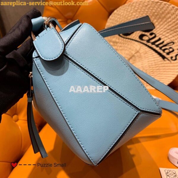 Replica Loewe Puzzle Small Bag 98895 Stone Blue 6