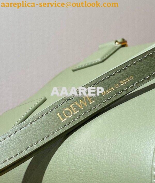 Replica Loewe Amazona 19 Square Bag in Nappa Calfskin A039N10 Avocado 8