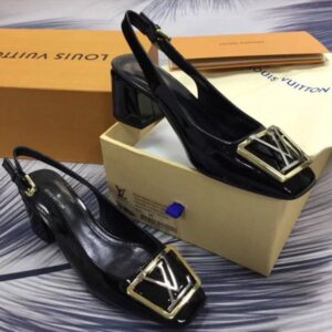 Replica Louis Vuitton Madeleine Slingback Pump LV 1A646Z 2