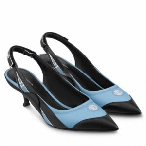 Replica Louis Vuitton Archlight Slingback Pumps In Blue Satin