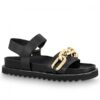 Replica Louis Vuitton Black Star Trail Sandals 2