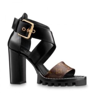 Replica Louis Vuitton Black Star Trail Sandals