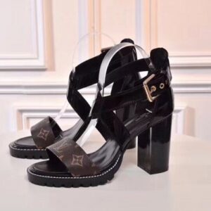 Replica Louis Vuitton Black Star Trail Sandals 2