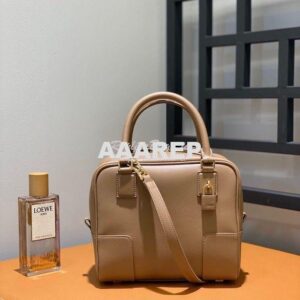 Replica Loewe Amazona 19 Square Bag in Nappa Calfskin A039N10 Mink