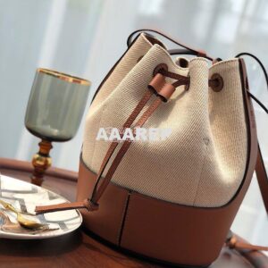 Replica Loewe Balloon Bag Ecru/Tan 522003 2