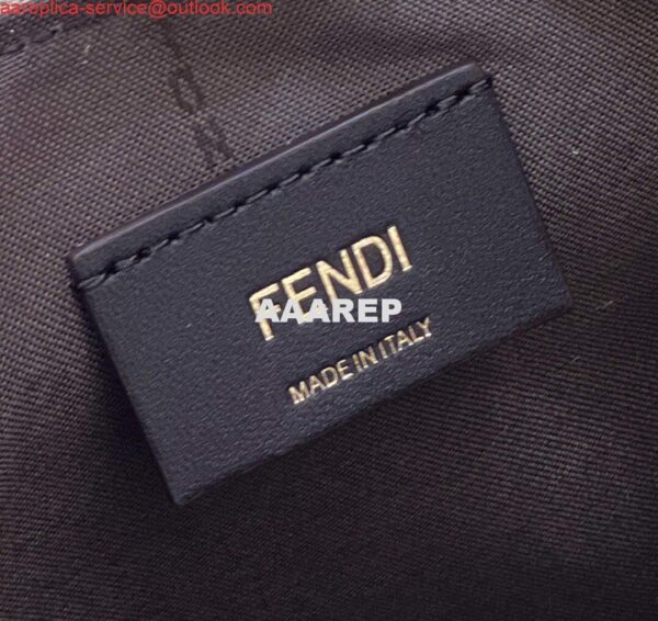 Replica Fendi 8BR798 Fendigraphy Small 80056M Khaki Sheep Gold leather Bag 7