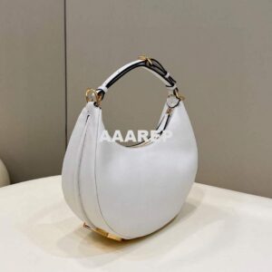 Replica Fendi 8BR798 Fendigraphy Small White leather bag 80056M White