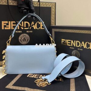 Replica Fendi 8BR801 Baguette Brooch Bag Blue