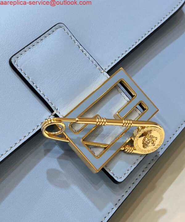 Replica Fendi 8BR801 Baguette Brooch Bag Blue 5