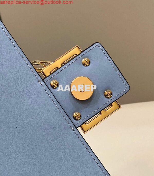 Replica Fendi 8BR801 Baguette Brooch Bag Blue 6