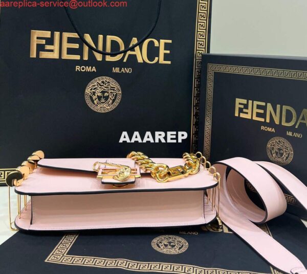 Replica Fendi 8BR801 Baguette Brooch Bag Pink 6