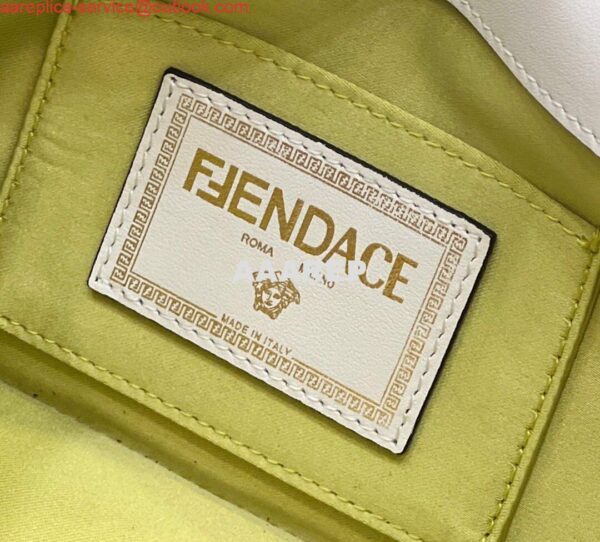 Replica Fendi 8BR801 Baguette Brooch Bag White 8