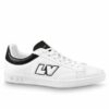 Replica Louis Vuitton Luxembourg Sneakers In White Monogram Leather