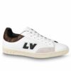 Replica Louis Vuitton Luxembourg Sneakers with Blue Leather Heel