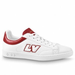 Replica Louis Vuitton Luxembourg Sneakers with Red Leather Heel