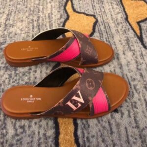 Replica Louis Vuitton Panorama Flat Mule Monogram 2