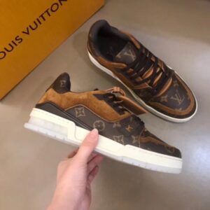 Replica Louis Vuitton LV Trainer Sneakers In Monogram Canvas 2