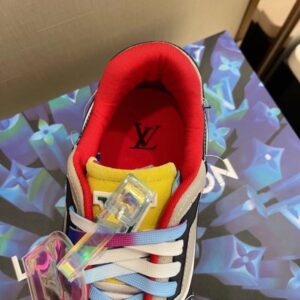 Replica Louis Vuitton LV Trainer Sneakers In Multicolour Leather 2