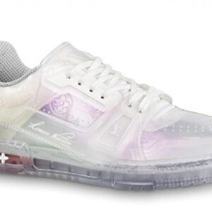 Replica Louis Vuitton LV Trainer Sneakers In Transparent Material