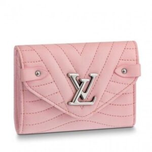 Replica Louis Vuitton Pink New Wave Compact Wallet M63730 BLV1013