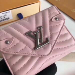 Replica Louis Vuitton Pink New Wave Compact Wallet M63730 BLV1013 2