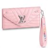 Replica Louis Vuitton Pink New Wave Zipped Compact Wallet M63791 BLV1008 2