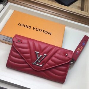 Replica Louis Vuitton Red New Wave Long Wallet M63299 BLV1011 2