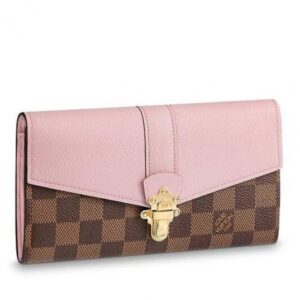 Replica Louis Vuitton Clapton Wallet Damier Ebene N64447 BLV945