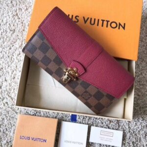 Replica Louis Vuitton Clapton Wallet Damier Ebene N64448 BLV935 2