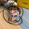 Replica Fendi 8BS010 Mon Tresor Leather And Mesh Mini Bag 8361 Beige 2