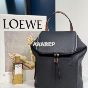 Replica Loewe Goya Small Backpack 66019 Black/Pecan 2