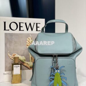 Replica Loewe Goya Small Backpack 66019 Light Blue