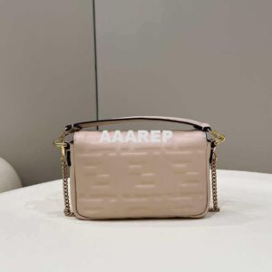 Replica Fendi 8BS017 Baguette Mini Light Pink leather 0135S bag 2