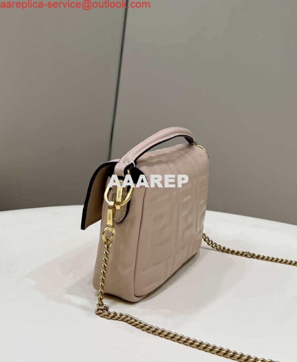 Replica Fendi 8BS017 Baguette Mini Light Pink leather 0135S bag 5